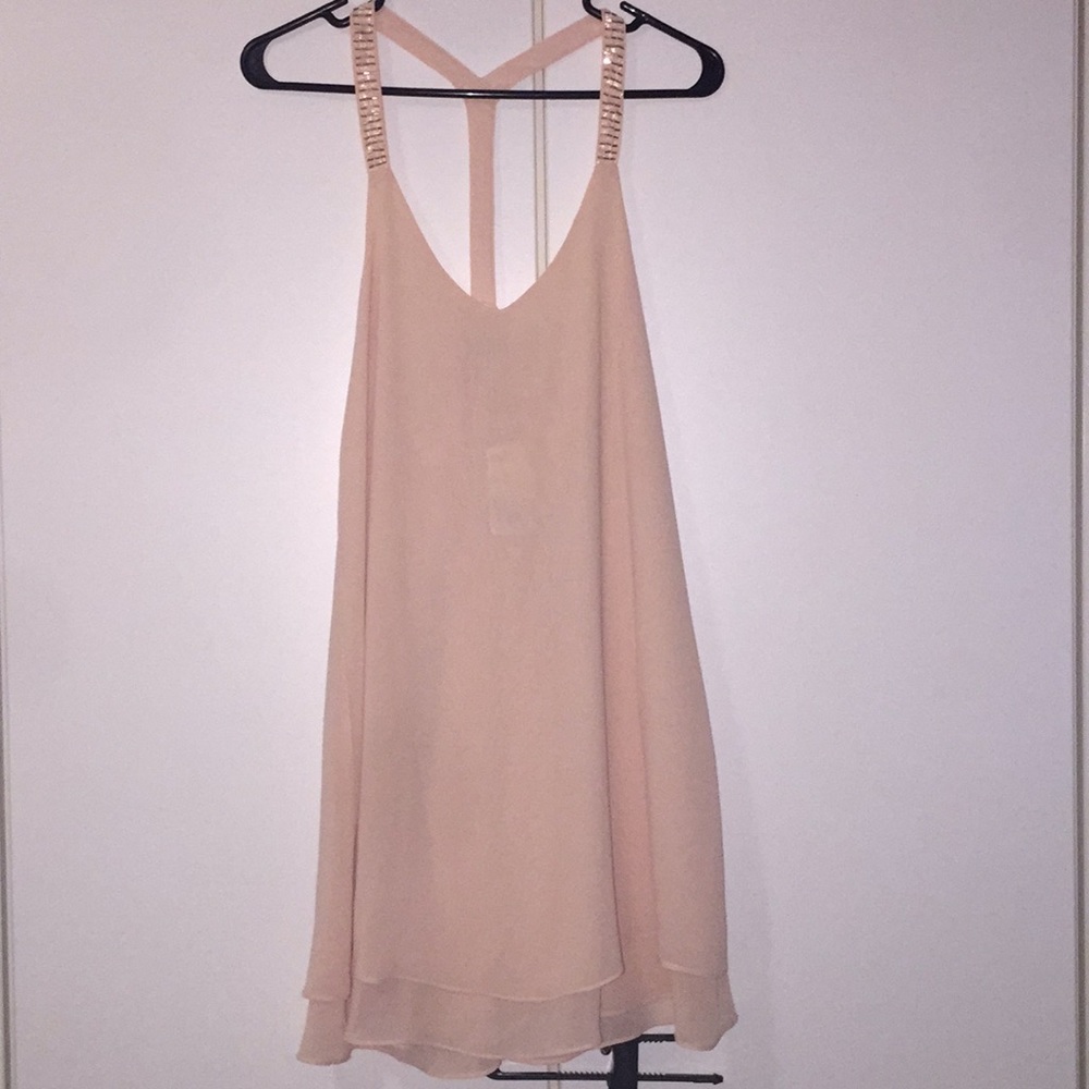Forever 21 chiffon beaded dress